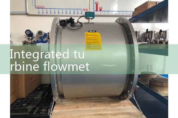 Integrated turbine flowmeter